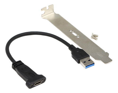 (7.9 In) Usb 3.0 C Cable Frontal Panel Macho Tipo