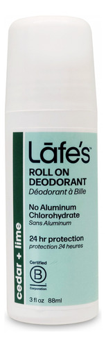 Kit 2 Desodorante Roll-on Natural Cedar + Lime Lafe's