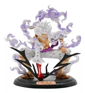 Monkey D Luffy Gear 5 Nika Dios Fire Punch Figura One Piece