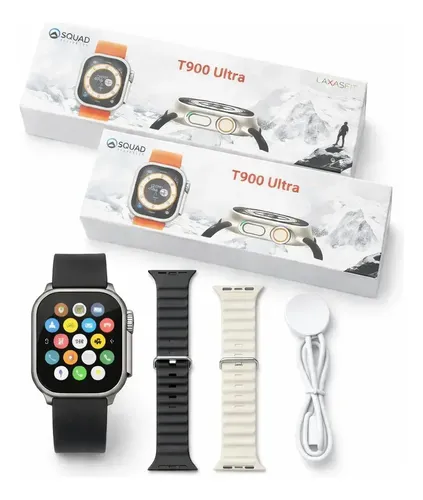 Smartwatch Hivi S10 Plus T900 Ultra de 49mm com Chamadas, NFC e 2 Pulseiras