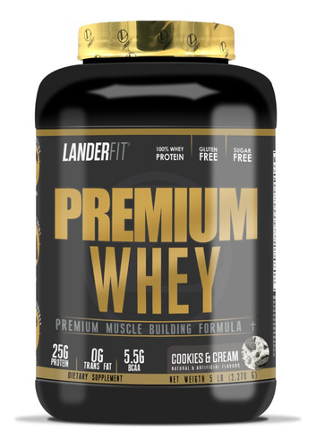 Landerfit Premium Whey 5lbs 100% Whey Protein 