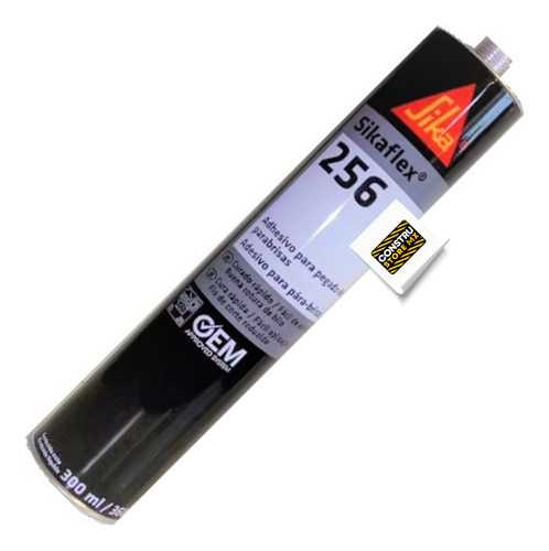 Sikaflex 256 Adhesivo P/ Reemplazo De Parabrisas Negro 300ml