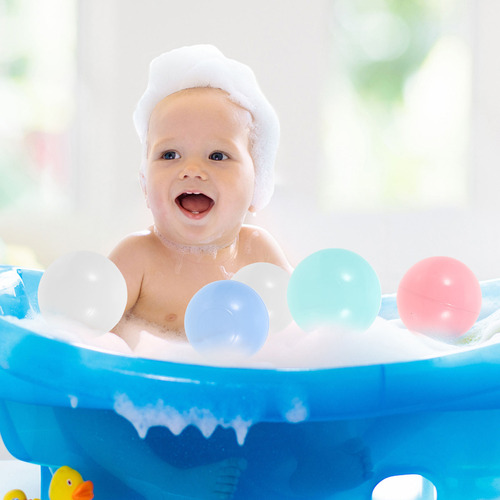 50 Bolas De Plástico Para Niños Con Forma De Bola Oceánica,