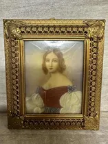 Comprar Miniatura Pintura Europea Bronce Marfilina Firmada 1910