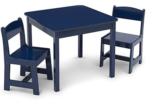 Delta Children Mysize Kids - Juego De Mesa Y Silla De Madera