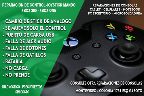 Reparacion Control Mando Joystick Playstation Nintendo Xbox