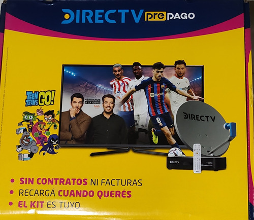 Antena Direct Tv Kit Prepago Completo 46 Cm Auto Instalable