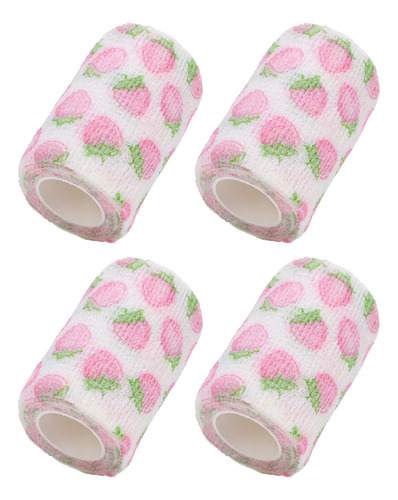 Vet Tape Wrap, 4 Unidades, Vendaje Autoadhesivo De 3 Pulgada
