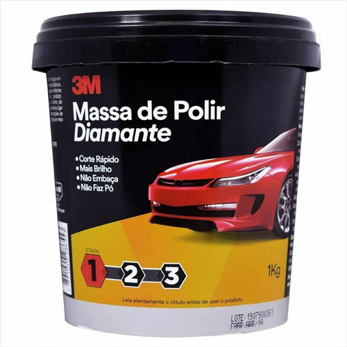 3m Massa De Polir Diamante Base Agua (nova Massa 3m)