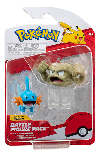 Figura Pokémon Mudkip E Geodude Wtc Sunny 2601