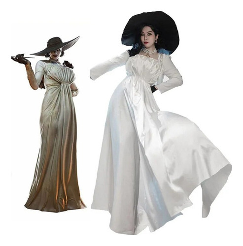A Disfraz De Cosplay De Lady Dimitrescu Village Chatelain
