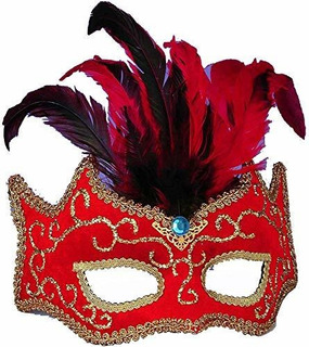Foro Carnaval Traje De Mascarada De Media Cara Con El Acceso 