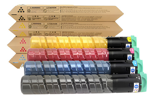 Pack 4 Toner Para Ricoh Mp C2051 C2551 C2030 C2050 C2550