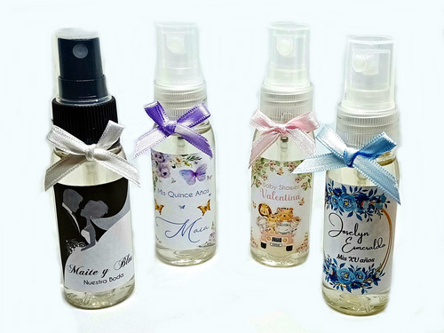 10 Souvenirs Perfumes De Ropa Personalizados De 30cc 