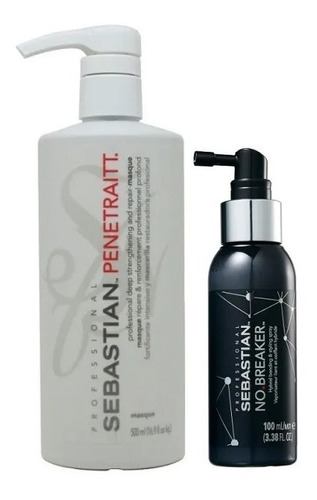 Kit Sebastian Penetraitt Máscara 500ml + No Breaker 100ml