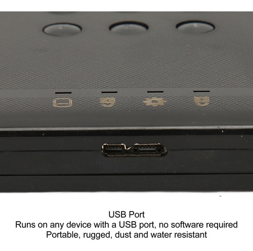 Recinto De Disco Duro Cifrado Usb 2.5 Pulgadas Sata Portátil Color