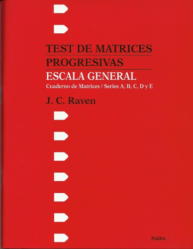 Test De Matrices Progresivas De Raven (escala General) Nuevo