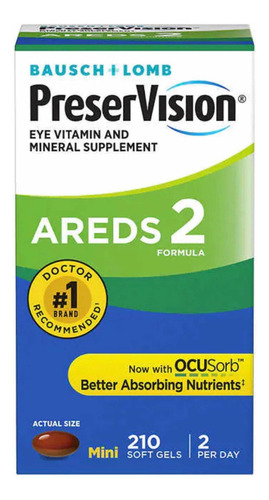 Preservision Areds2 Eye Vitamin & Mineral Supplement 210caps