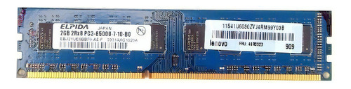 Memória RAM  2GB 1 Elpida EBJ21UE8BBF0-AE-F