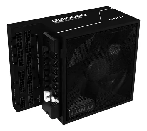 LIAN LI LL-EDGE GOLD 1000W HUB BK [ブラック] Fonte Lian Li Edge Gold 1000w 80 Plus Gold Preta Modular Preto