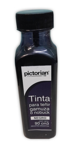 Tinta Para Teñir Nobuck Y Gamuza 90cc Color Negro Y Marron