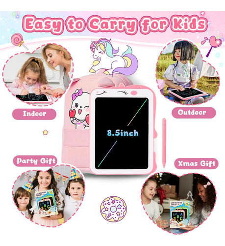 Tablet De Escrita Lcd Triph Unicorn Girl 8.5 Pulgadas Para
