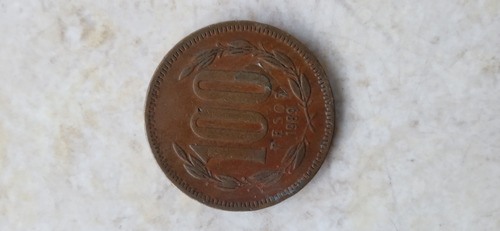 Moneda De 100 Pesos Chilenos Año 1989