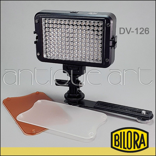 A64 Luz Led Bilora Dv 126 Leds Light Video-foto Bracket Filt