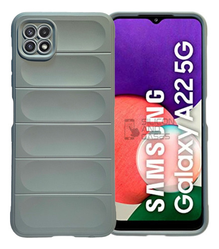 Carcasa Para Samsung A22 5g Silicona Liquida Protector Cam