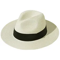 Comprar Gorros Sombreros Y Boinas De Paja Plegable Para Mujer Blanco