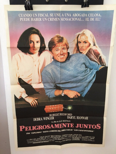 Afiche De Cine Original - Peligrosamente Juntos