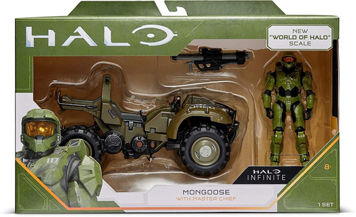 Halo New World Of Halo Figura Master Chief Con Mongoose 