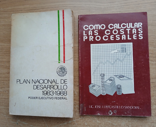 Plan Nacional De Desarrollo 1983-1989 + 3 Libros (Usado)