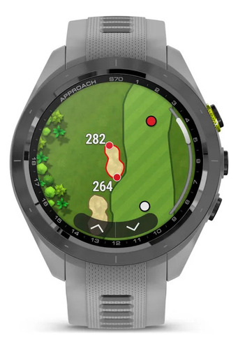 Reloj Gps Garmin Approach S70 42mm Color De La Caja Gris Color Del Bisel Negro