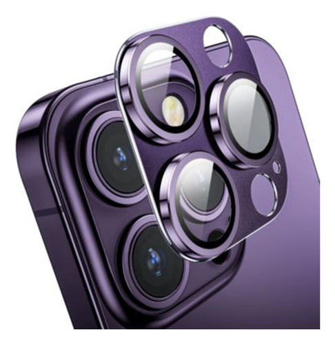 Protector De Camara Para iPhone 14 Pro Max / 14 Pro - Purple