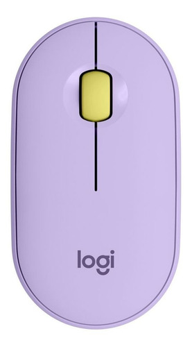 Mouse Inalámbrico Logitech Pebble M350 Lavanda