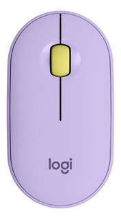 Mouse Inalámbrico Logitech Pebble M350 Lavanda