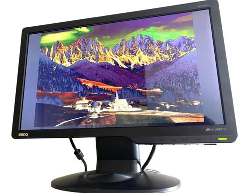 Monitor 16 Pulgadas Vga + Cables Benq Led Wide Screen Outlet Negro (Reacondicionado)
