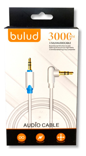 Cable Extensión Audífono Audio 3.5mm 3 Metros 3 Polos