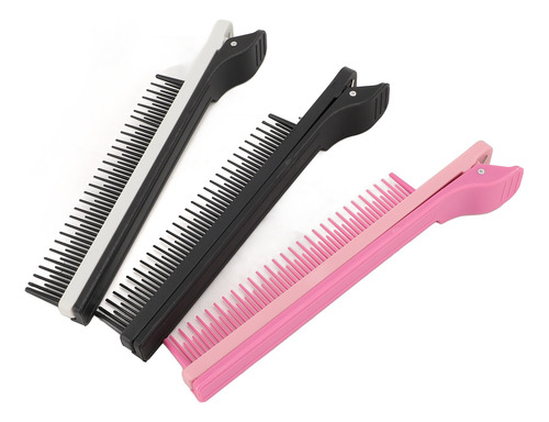 Peineta Con Clip, 3 Unidades, Para Estilista, Plancha De Des