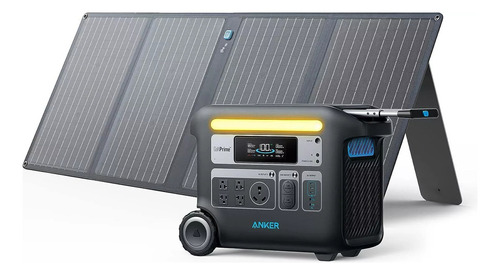 Kit Generador Anker Solix F2000 2048wh + Panel Solar 100w
