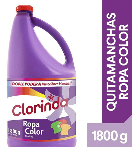 Cloro Ropa Color Clorinda 1.8 Lt(1uni)super