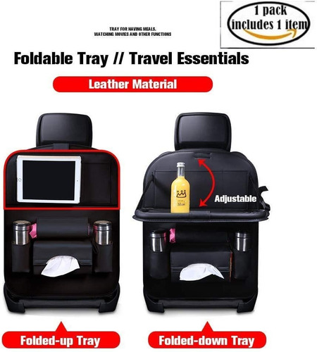 Imagen 6 de 6 de Jiadi Si - Protector De Asiento De Automovil + Organizador D