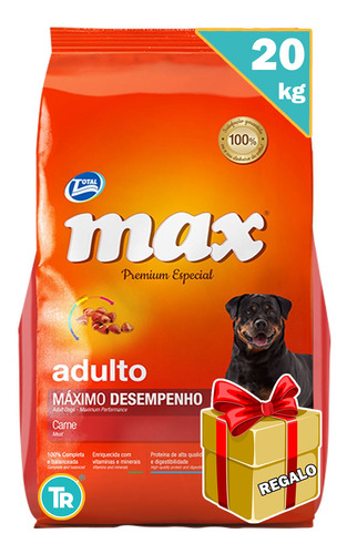 Ración Perro - Max Máximo Desempeño + Obsequio Y E. Gratis