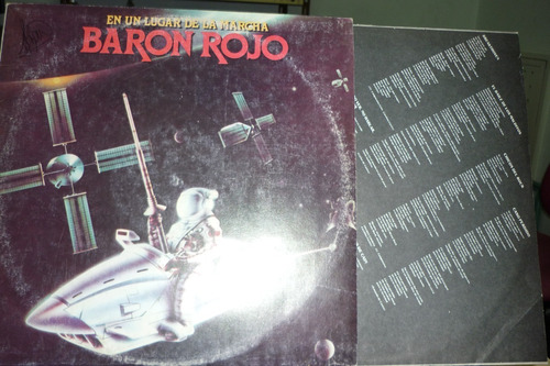 Barón Rojo En Un Lugar De La Marcha Vinilo Excelente Insert