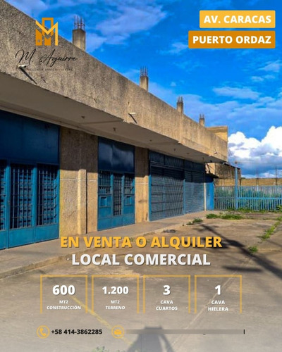 Local Comercial En Alquiler Y Venta, Av. Principal Core 8, Puerto Ordaz