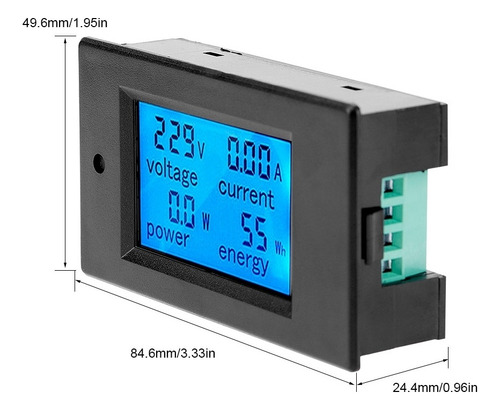 - 100a Ac 80 ~ 260v Medidor De Potencia Digital Monitor