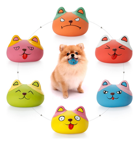 Juguetes Chirriantes Para Perros Marca No Especificada Model Azul, Verde, Rojo, Amarillo, Rosa, Naranja