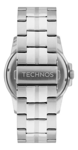 Relógio Technos Masculino Prateado 2117lah/1b