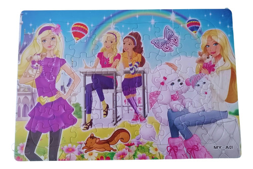 10 Rompecabezas Con Doble Juego 48 Pcs Niños Fiesta